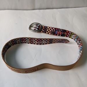 Paul Smith Multicolor Checkered Belt